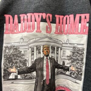 Daddy’s Home Pulloever trump Dark Gray Sweatshirt